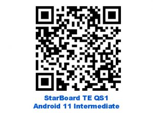 StarBoard Display TE QS1 Android 11 Intermediate